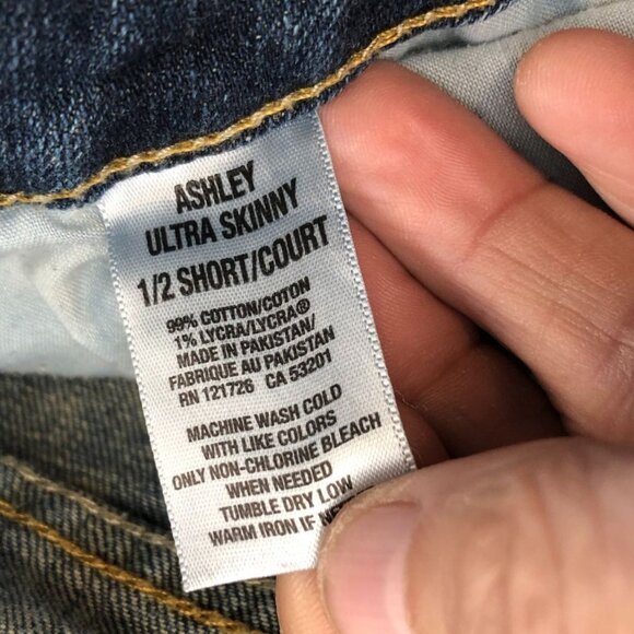 2 Aeropostale Womens Jeans Size 1/2 Lot Of Two Short Ashley Ultra Skinny Blue - Picture 14 of 16